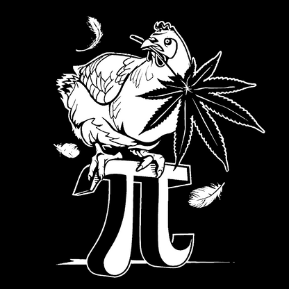 Chicken, π, Marijuana, Sarcasm Geek T-Shirt