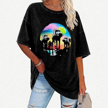 Retro Walker Adventure Vintage Distressed T-shirt