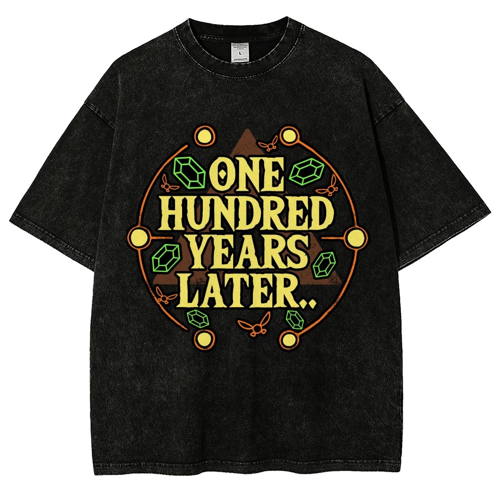 One Hundred Years Later Vintage Distressed T-shirt