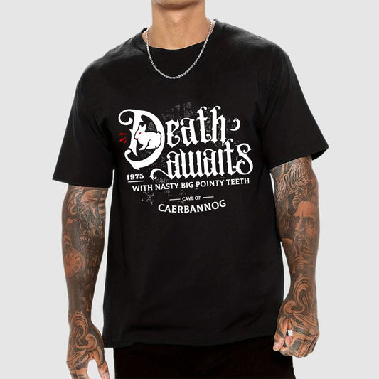 Death Awaits Unisex Geek T-Shirt