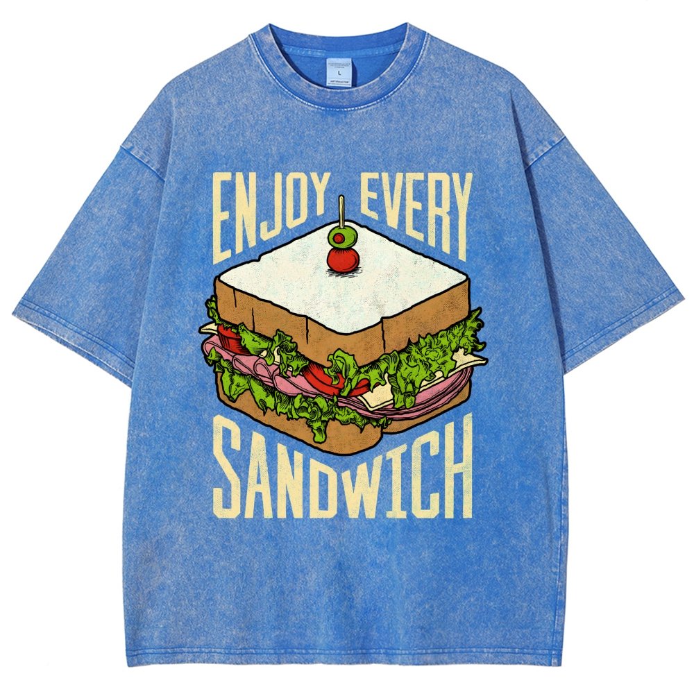 Enjoy Every Sandwich Vintage Distressed T-shirt