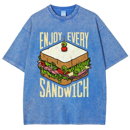 Enjoy Every Sandwich Vintage Distressed T-shirt