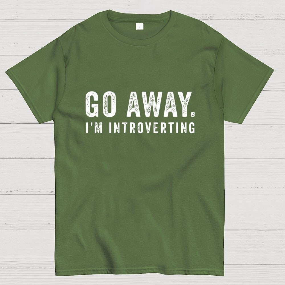 Go Away I'm Introverting Geek T-Shirt