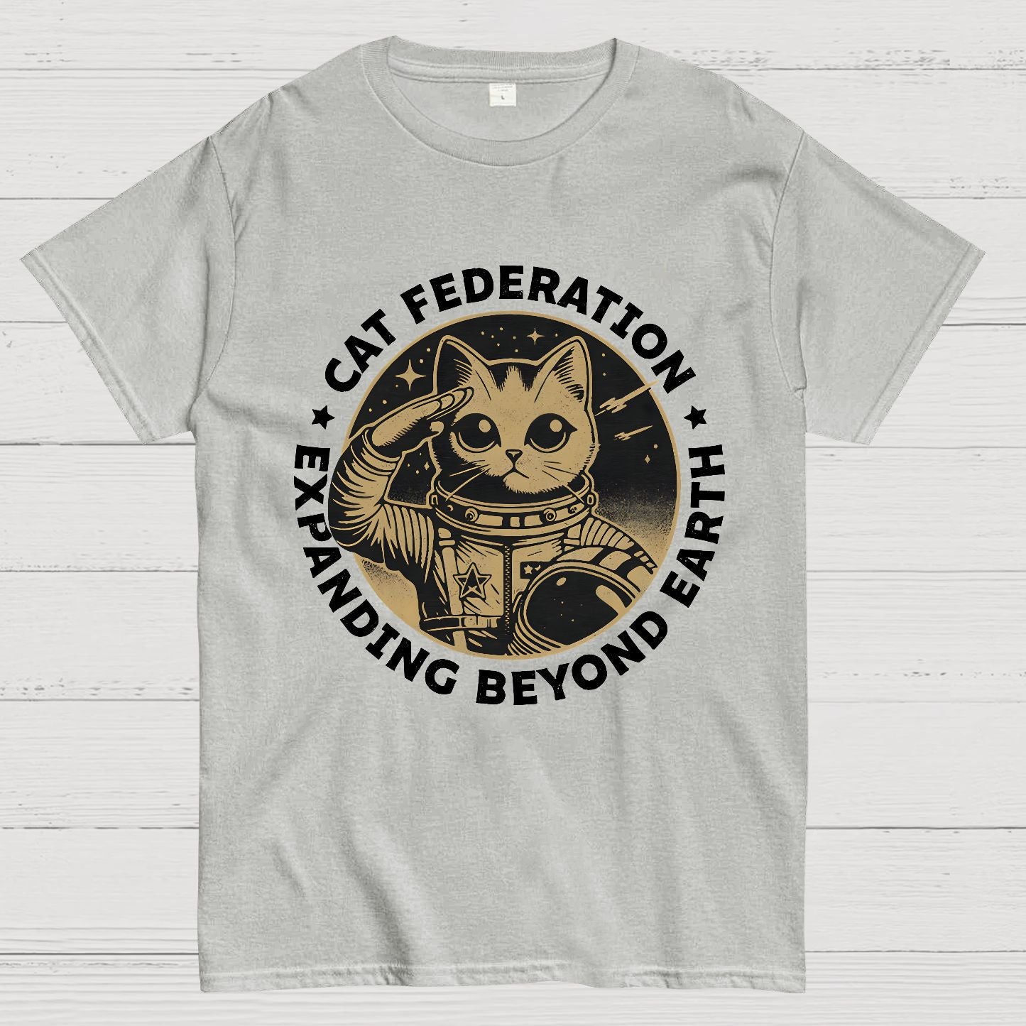 Universal Domination Cat Geek T-Shirt