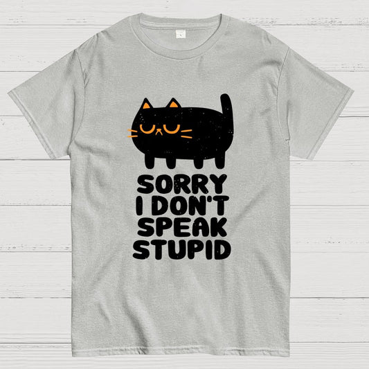 I Don't Speak Stupid Geek T-Shirt