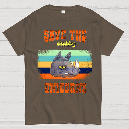 Save the Chubby Unicorns Geek T-Shirt