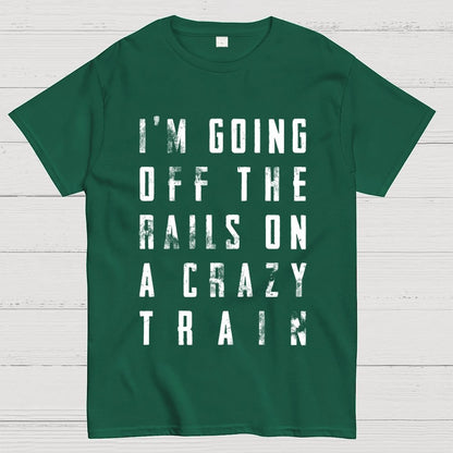 Crazy Train Lyric Quote Unisex Geek T-Shirt
