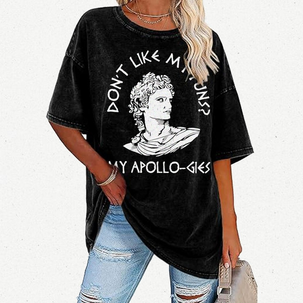 Don't Like My Puns? My Apollo-Gies Vintage Distressed T-shirt