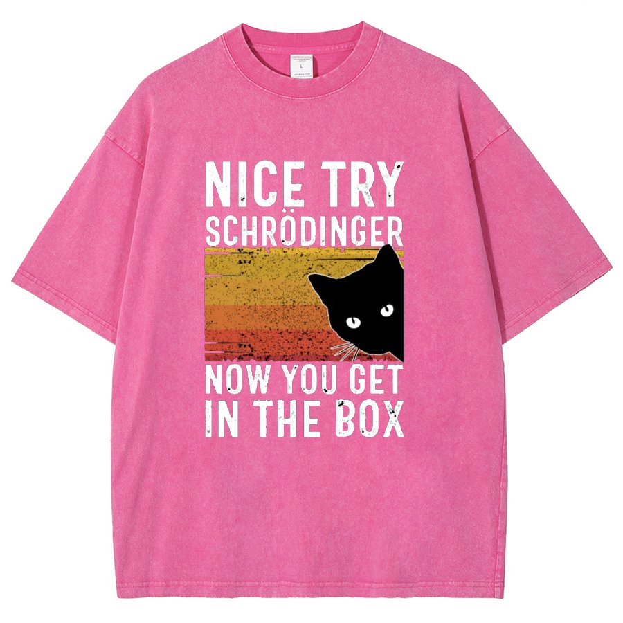 You Get Schrodinger's cat In The Box Vintage Distressed T-shirt