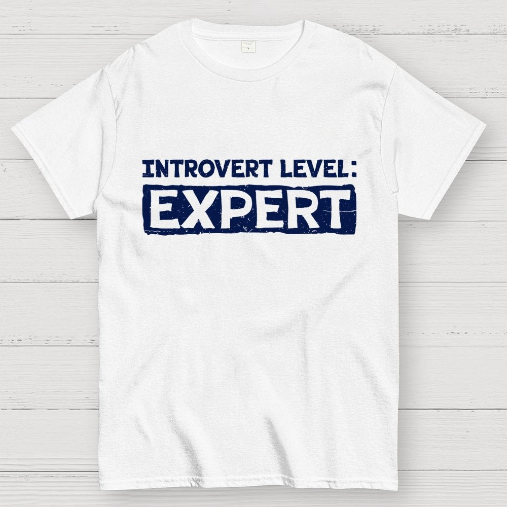 Introvert Level Expert  Geek T-Shirt