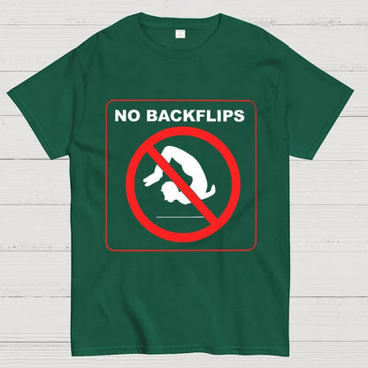 No Backflips Unisex Geek T-Shirt
