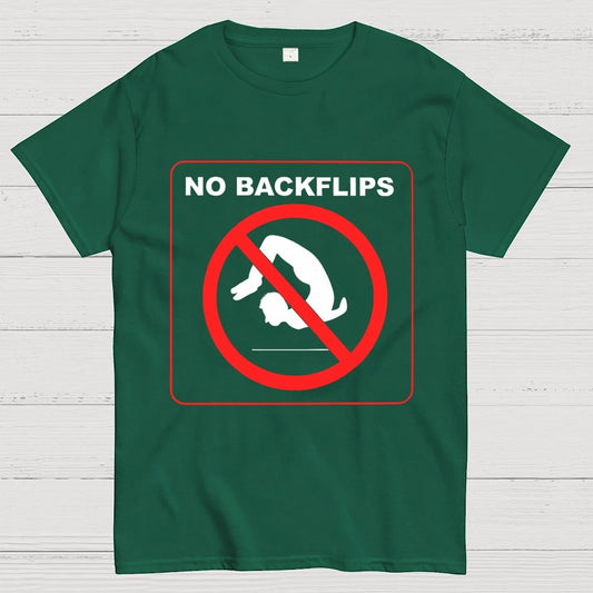 No Backflips Unisex Geek T-Shirt