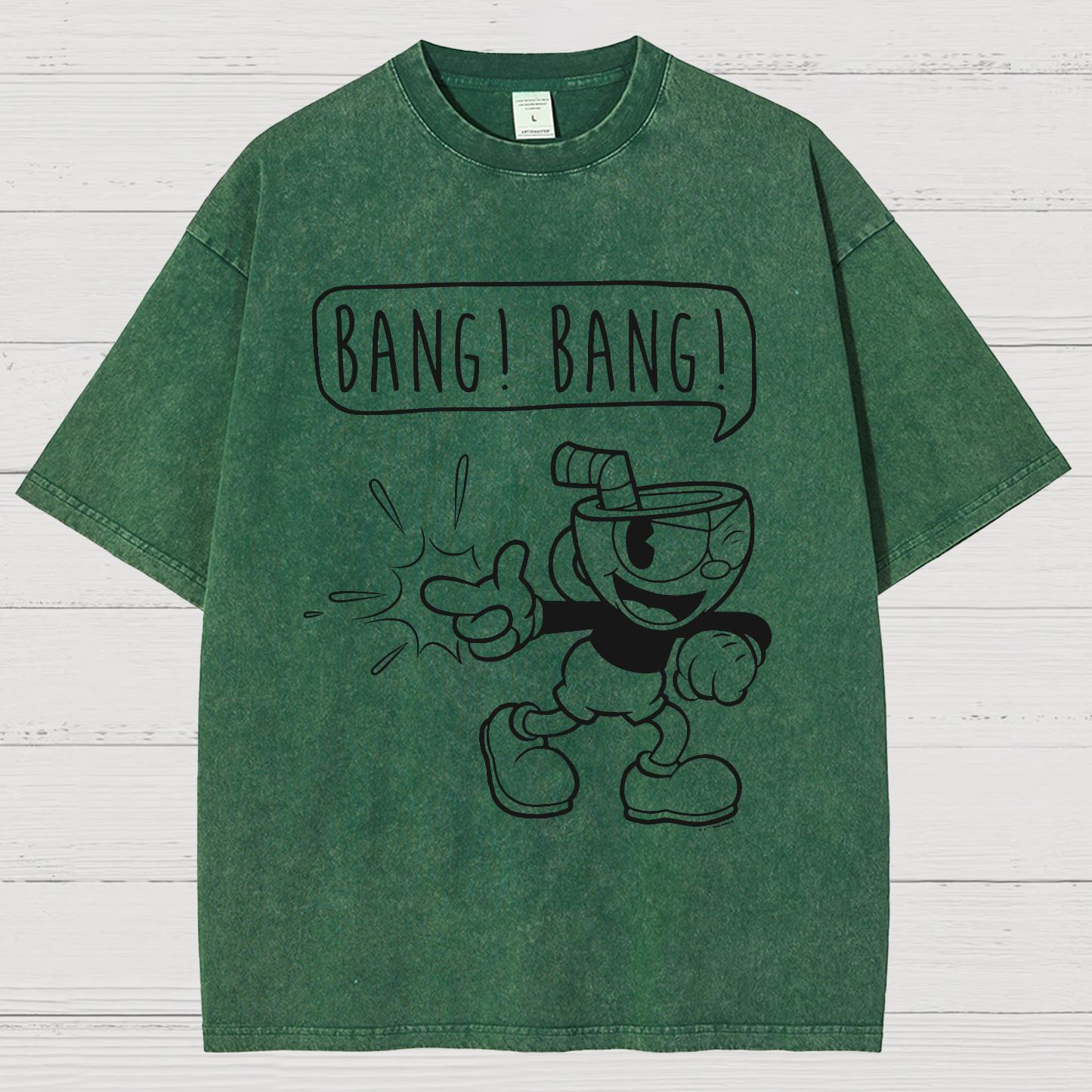 Bang! Bang! Vintage Distressed T-shirt