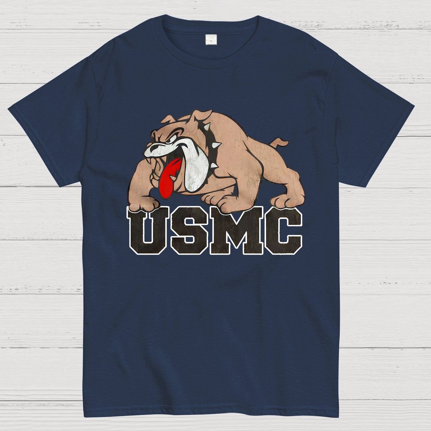 Bulldog USMC Geek T-Shirt