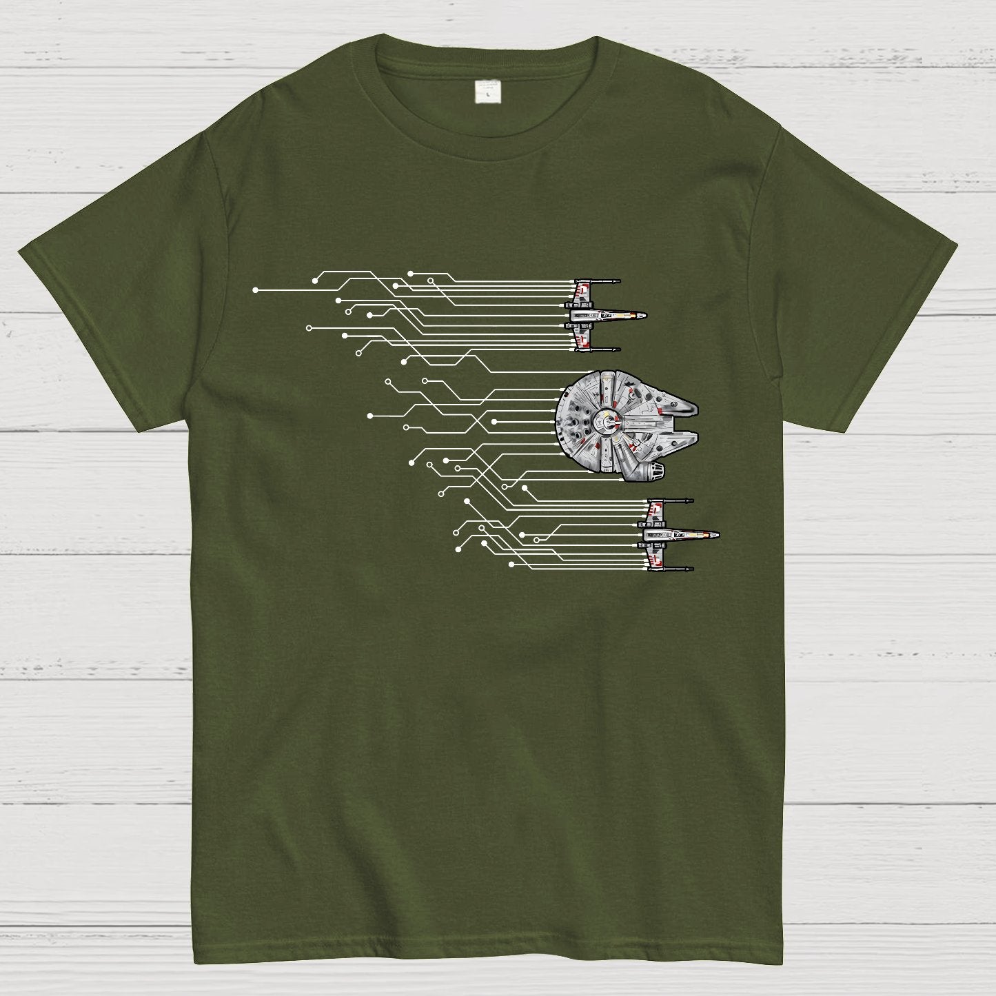 Microships – The Fastest Circuit in the Galaxy Geek T-Shirt