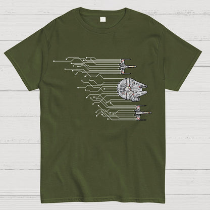 Microships – The Fastest Circuit in the Galaxy Geek T-Shirt