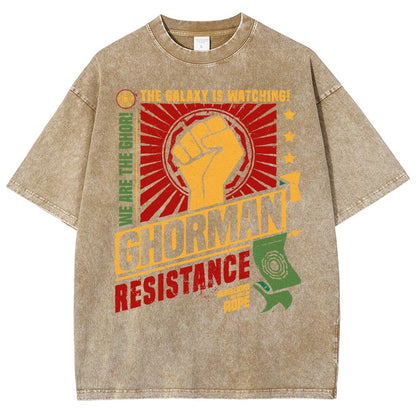 Galactic Resistance Vintage Distressed T-shirt