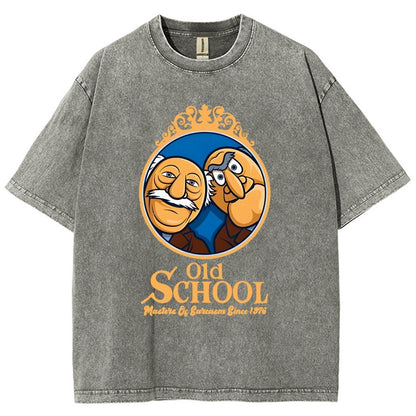 Old School Vintage Distressed T-shirt