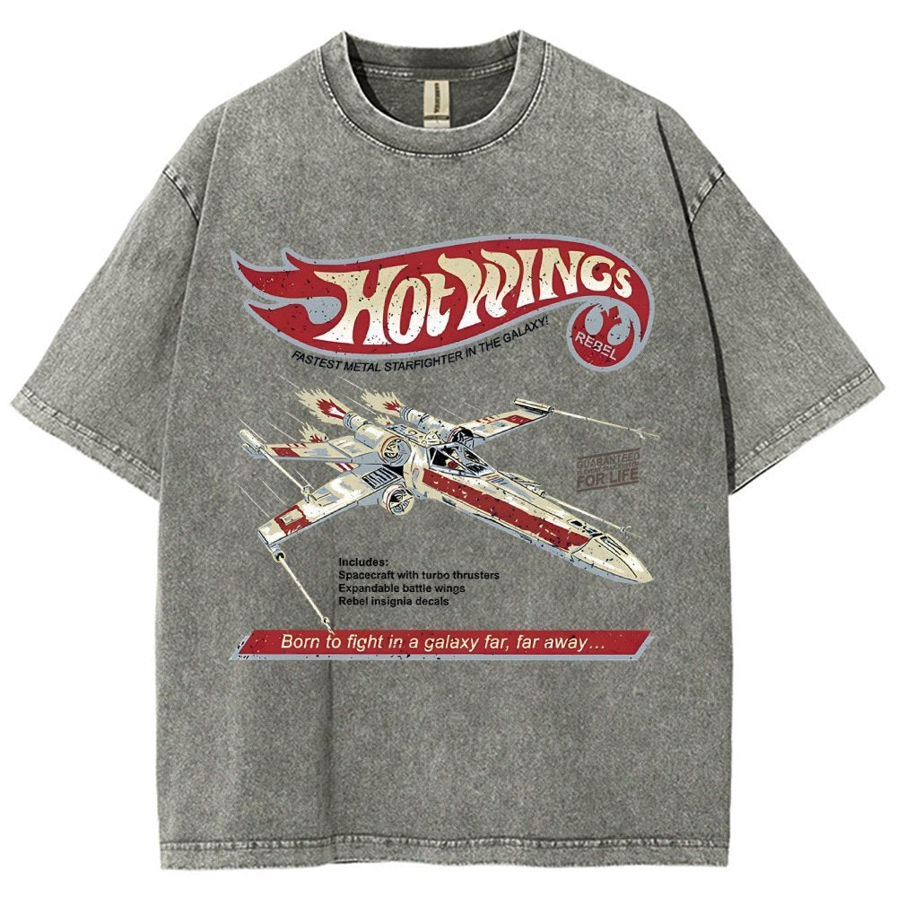 Hot Wings Vintage Distressed T-shirt