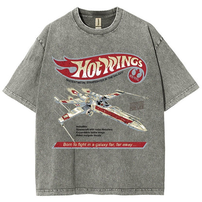 Hot Wings Vintage Distressed T-shirt