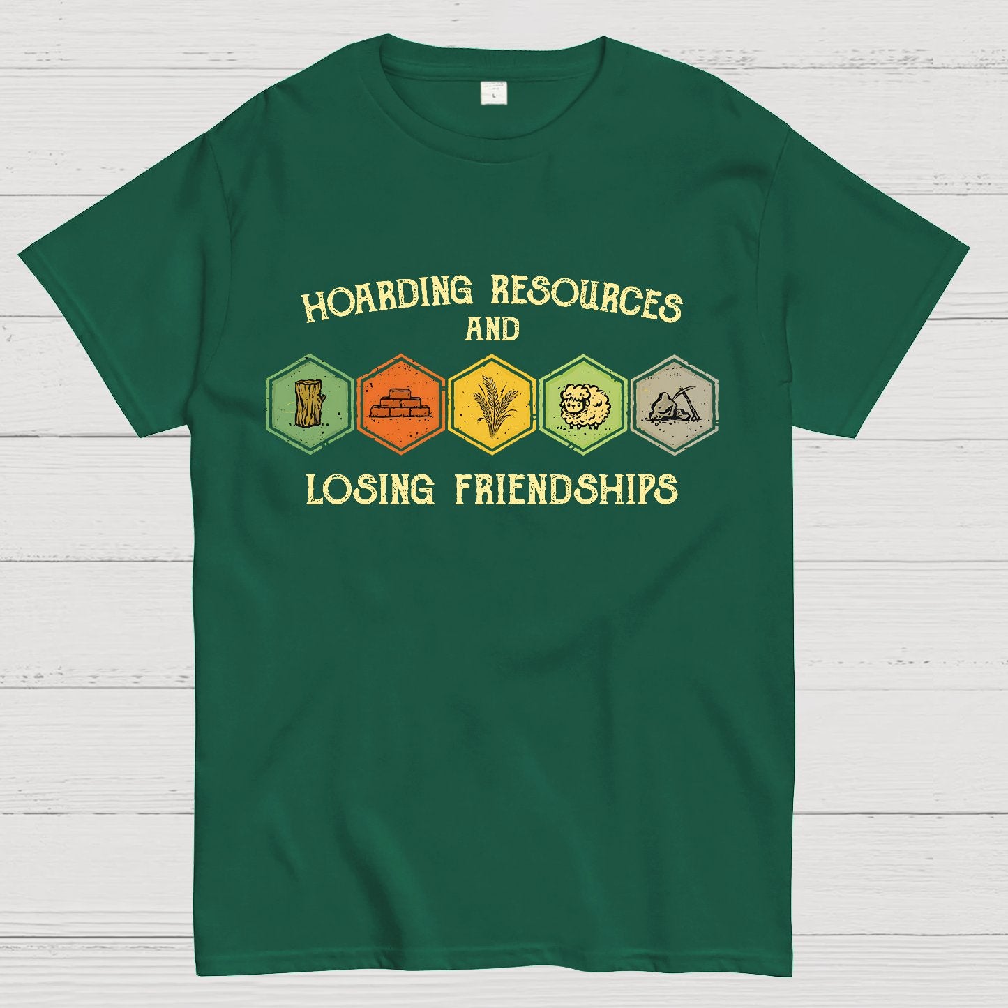Hoarding Resources And Losing Friends Geek T-Shirt