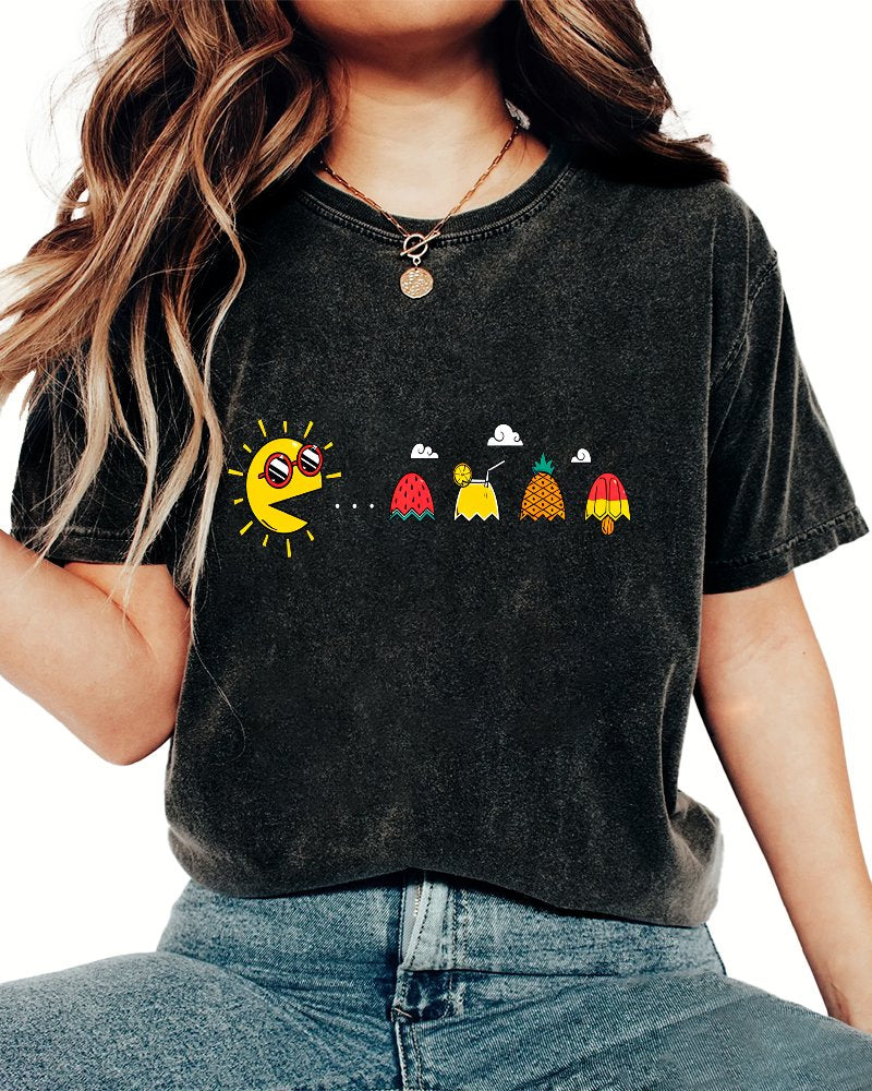 PAC-SUMMER Vintage Distressed T-shirt
