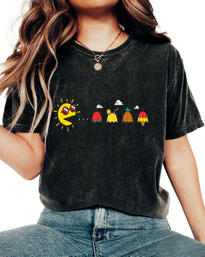 PAC-SUMMER Vintage Distressed T-shirt