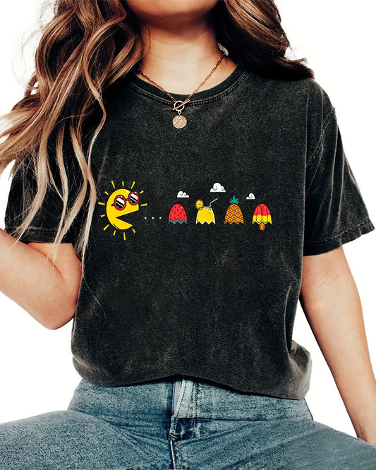 PAC-SUMMER Vintage Distressed T-shirt