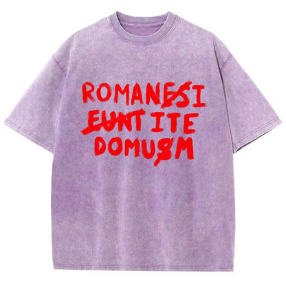 Romani Ite Domum Vintage Distressed T-shirt