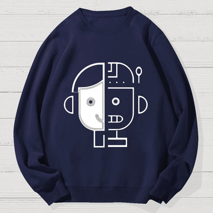 Artificial Intelligence Geek Cotton Sweatshirt