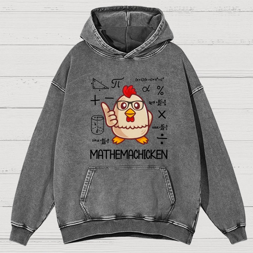 Math Pun Vintage Distressed Hoodie