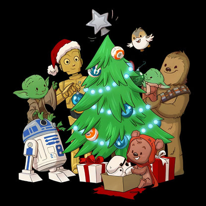 Light Side of the Tree Christmas Geek Cotton Sweatshirt