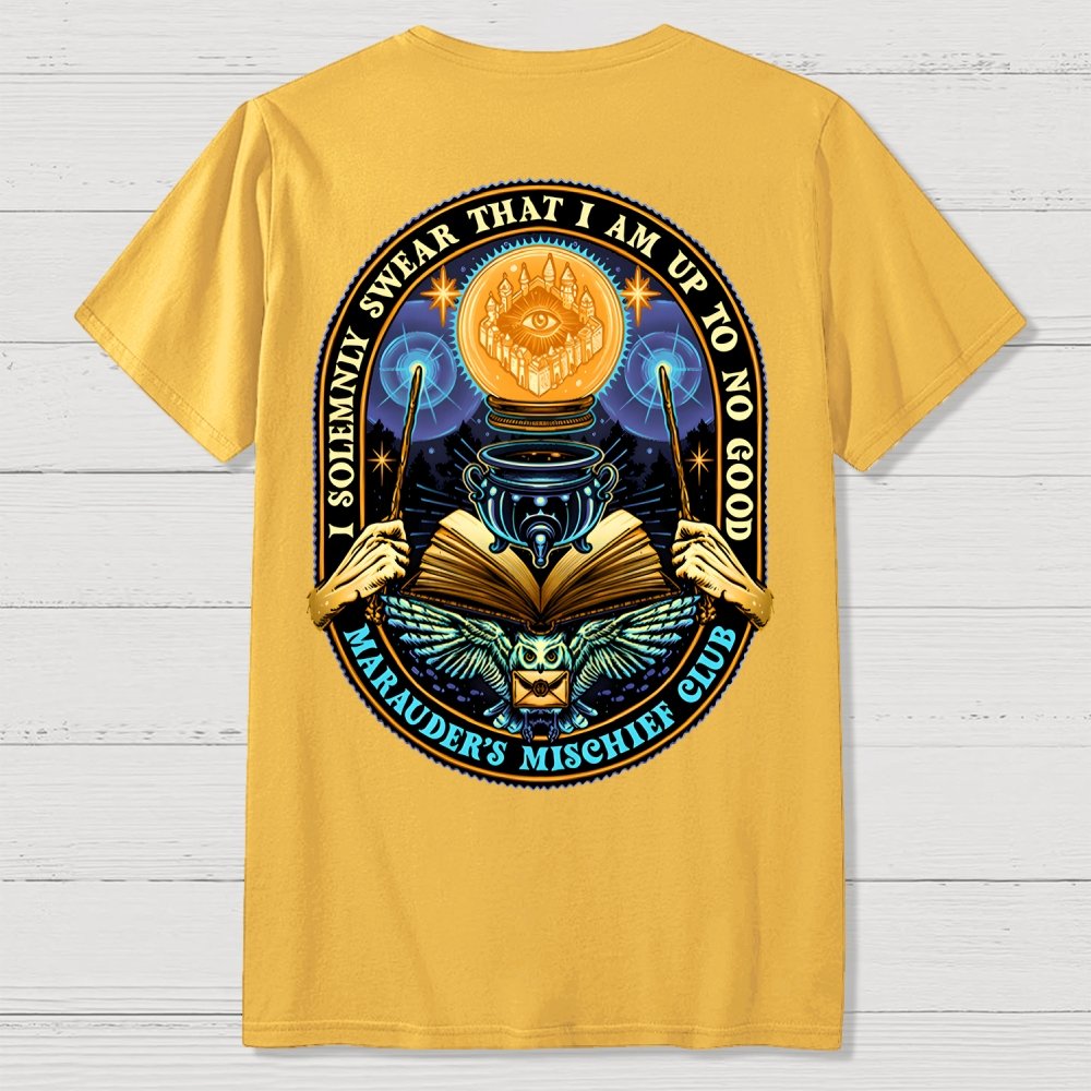 Mischief Club Front And Back Printing Geek T-Shirt