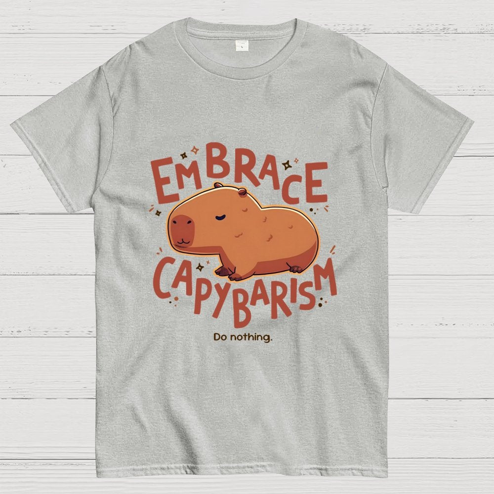 Capybarism Do nothing Geek T-Shirt