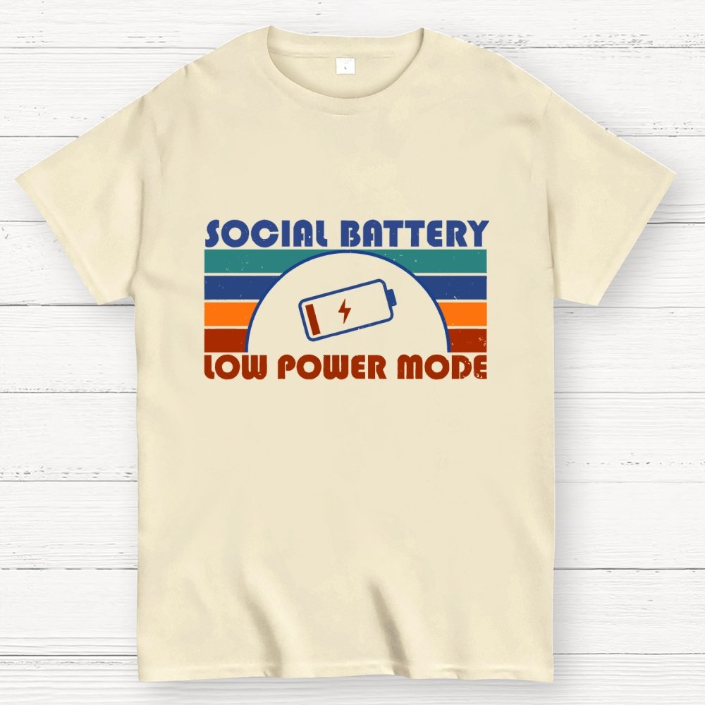 Low Social Battery Geek T-Shirt