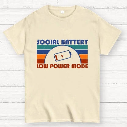Low Social Battery Geek T-Shirt