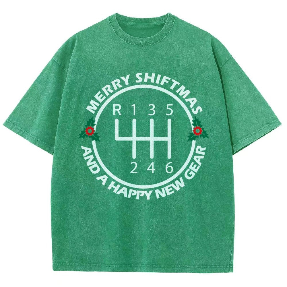 Merry Shiftmas And A Happy New Gear Vintage Distressed T-shirt