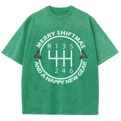 Merry Shiftmas And A Happy New Gear Vintage Distressed T-shirt