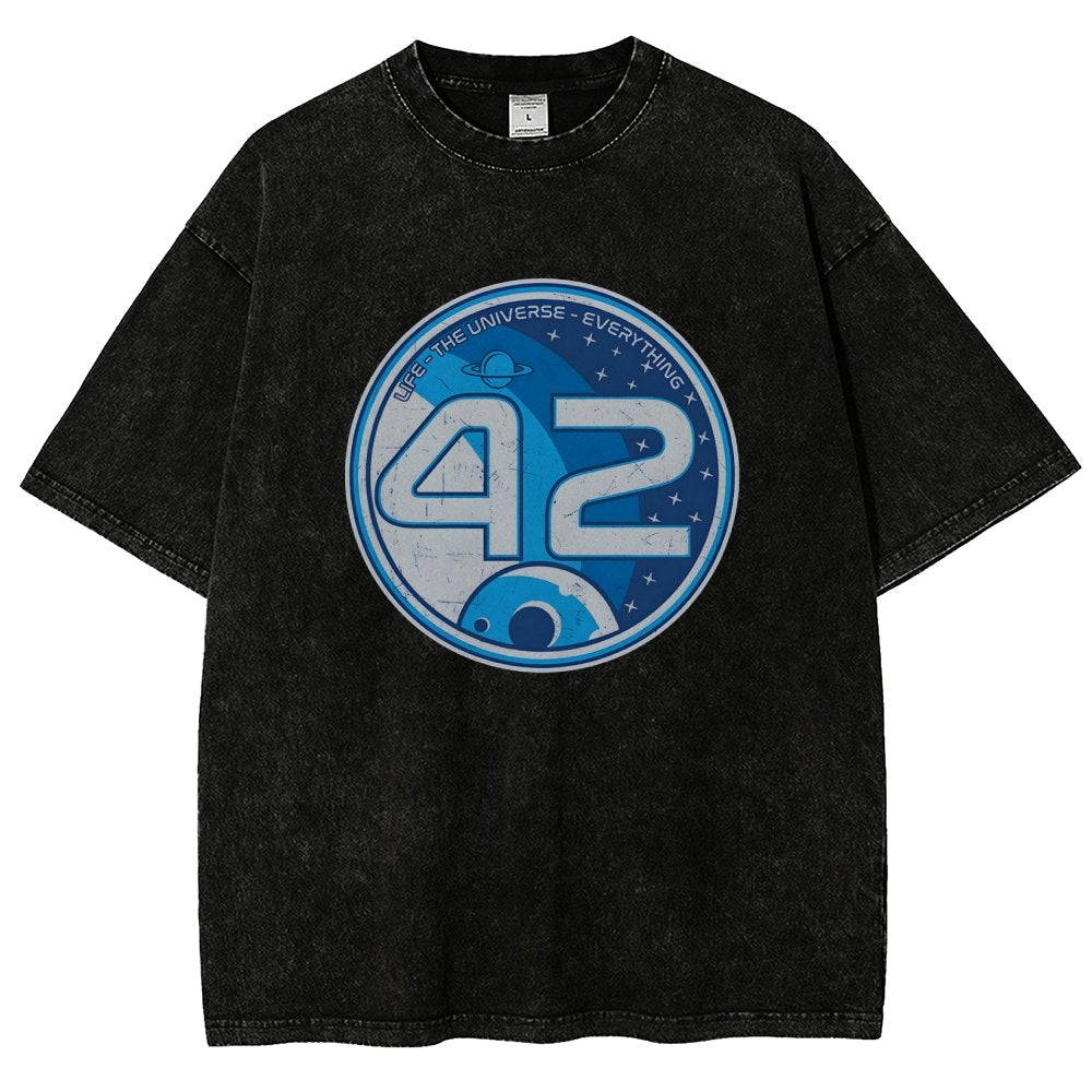 42- The Answer Vintage Distressed T-shirt