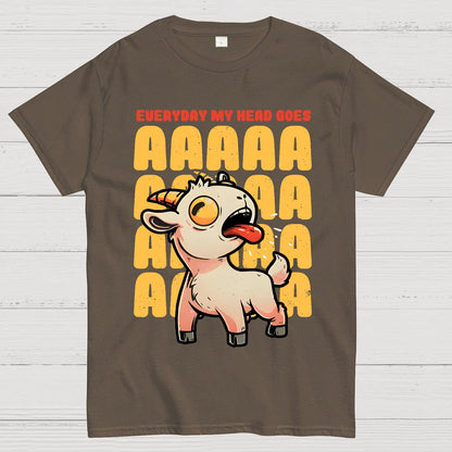Everyday My Head Goes AAA Geek T-Shirt