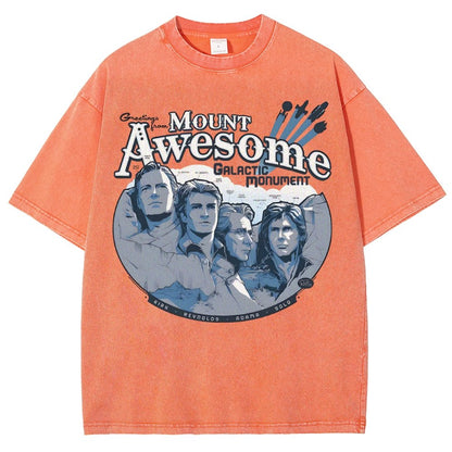 Mount Awesome Vintage Distressed T-shirt
