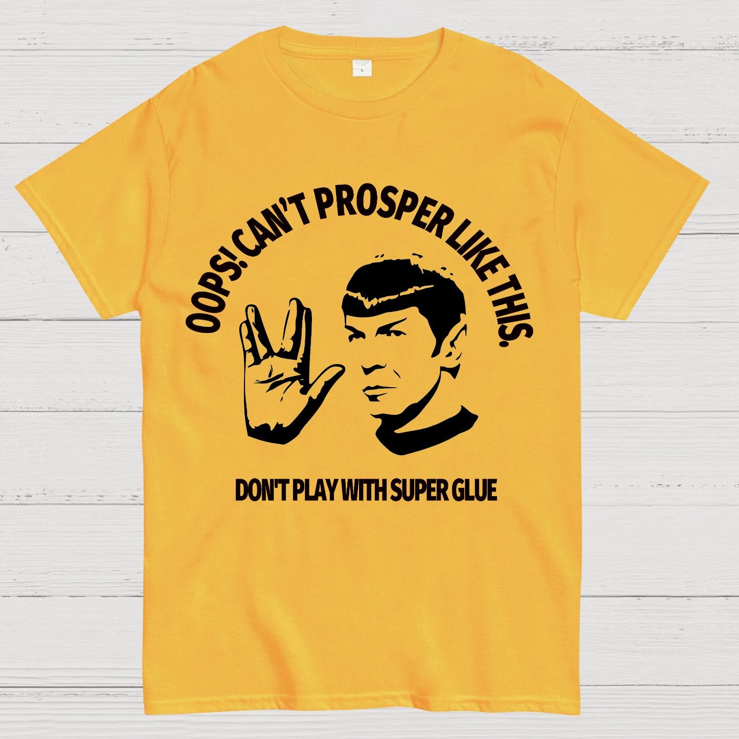 Oops! Can’t Prosper Like This. Funny Geek T-Shirt