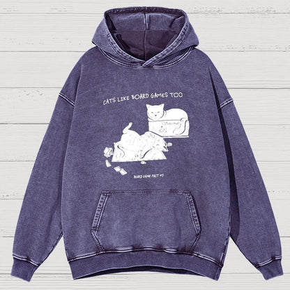 Board Game Fact #9 Vintage Distressed Hoodie