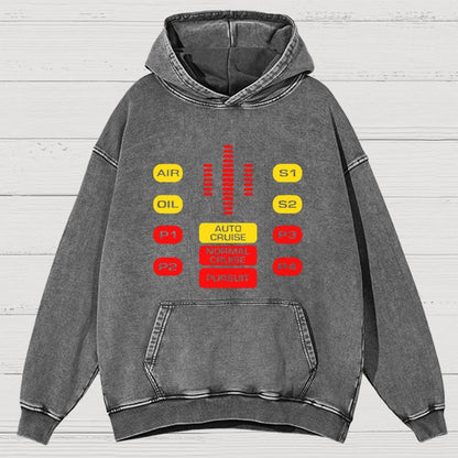 Kit Dashboard Supercar Vintage Distressed Hoodie