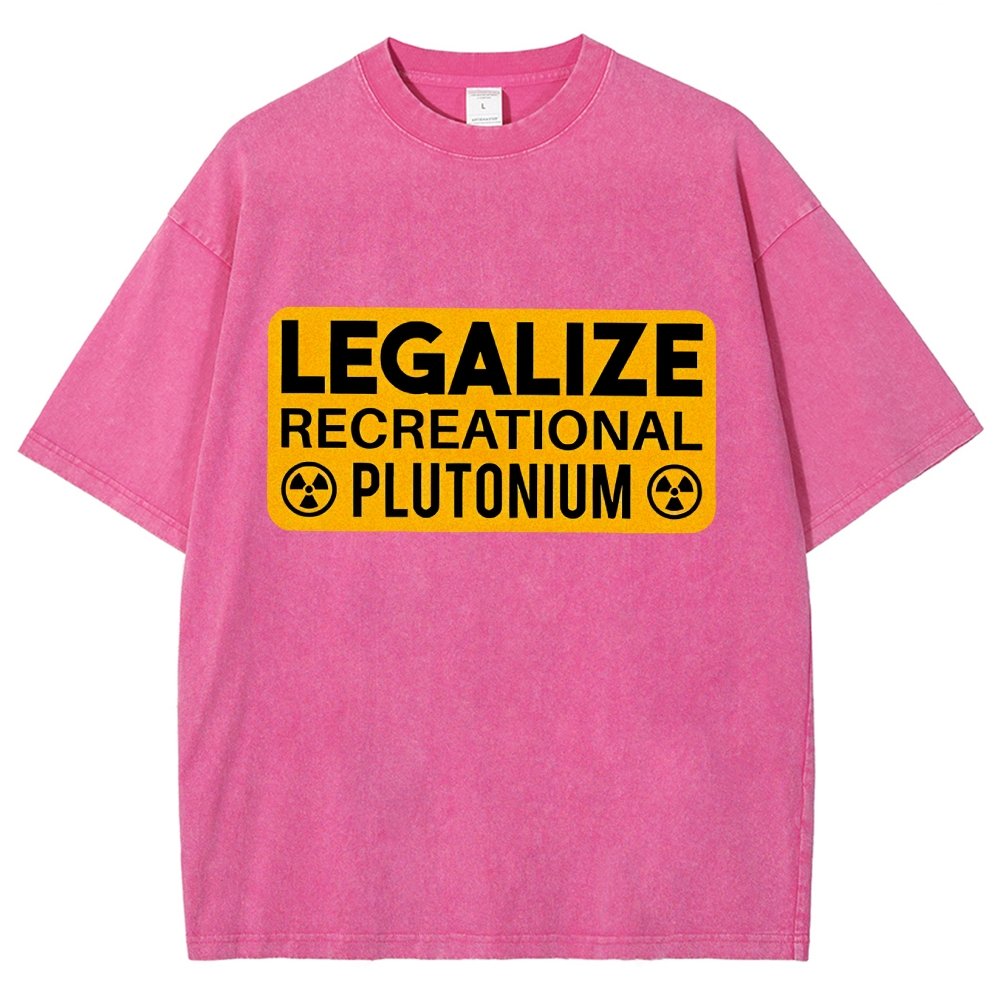 Legalize Recreational Plutonium Vintage Distressed T-shirt