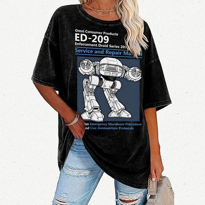 Robotic Unit Service and Repair Manual Vintage Distressed T-shirt