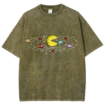 Ghost Orbit Vintage Distressed T-shirt