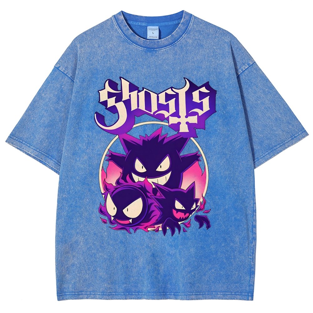 Haunted Ghosts Vintage Distressed T-shirt
