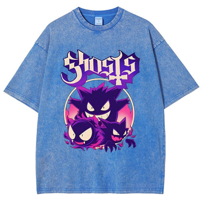 Haunted Ghosts Vintage Distressed T-shirt