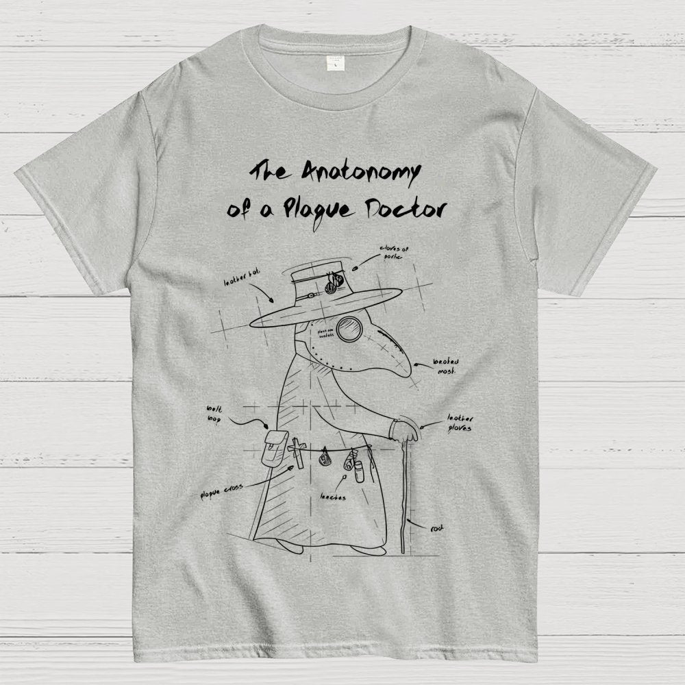 The Anatomy of a Plague Doctor Geek T-Shirt